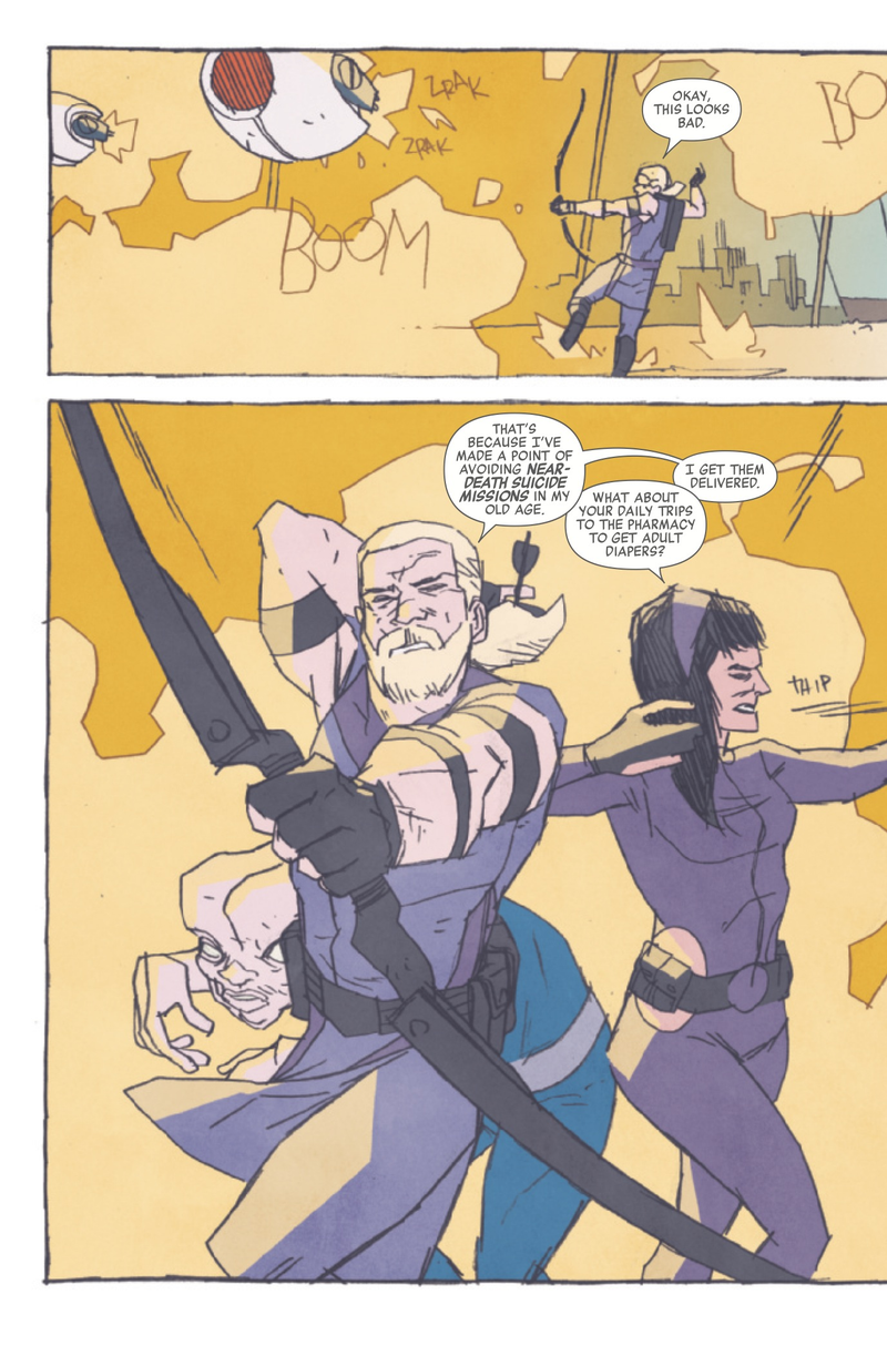 Illustration for article titled Exclusive Marvel preview: Clint and Kate take on S.H.I.E.L.D. in All-New Hawkeye #3